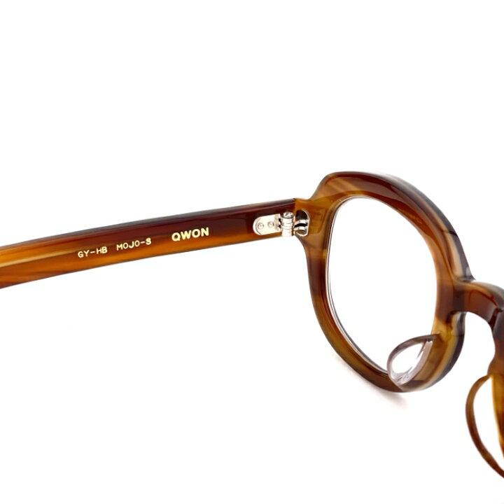 楽天市場】QWON eyewear クヲンアイウエア MOJO-S GY-HB レディース 