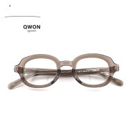 QWON eyewear クヲンアイウエア MOJO-S WGY レディース 眼鏡 クヲンメガネ 度付きメガネ 度付き眼鏡 スク…