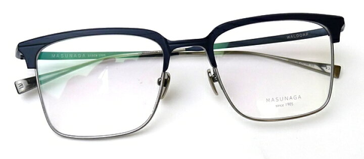 楽天市場】MASUNAGA since 1905（増永眼鏡） WALDORF #35（DBL/GRY 