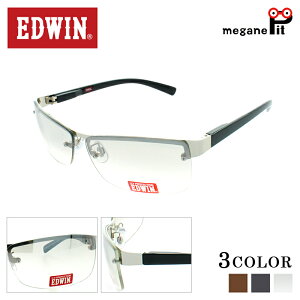 EDWIN エドウィン サングラス UVカット スクエア メタル 3色展開 ED-096