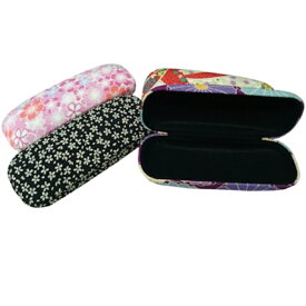 和柄 眼鏡ケース　花柄　メガネケース　全3色