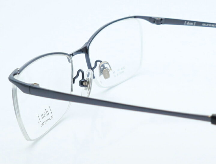 ドゥアンメガネセット　DUN　124　７　シルバー　国産　ゴムメタル使用　国内メーカー薄型レンズつき　度付き　度入り　度なし　ダテメガネ　伊達眼鏡　ＵＶカット　フレーム