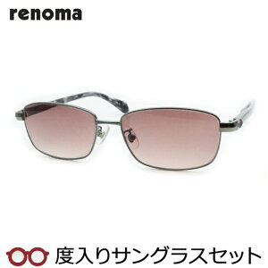 �y�x���J���[�����Y���I�z�@renoma�@���m�}�x����T���O���X�Z�b�g�i�x�t���T���O���X�j�@20-3007�@2�@�O���[�@�t�����^��