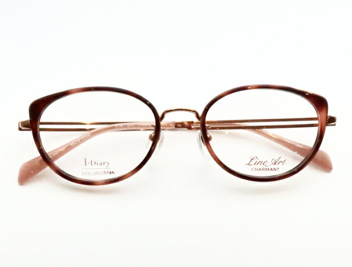 楽天市場】レンズつき ラインアート メガネ XL1632 BP ブラウンピンク  