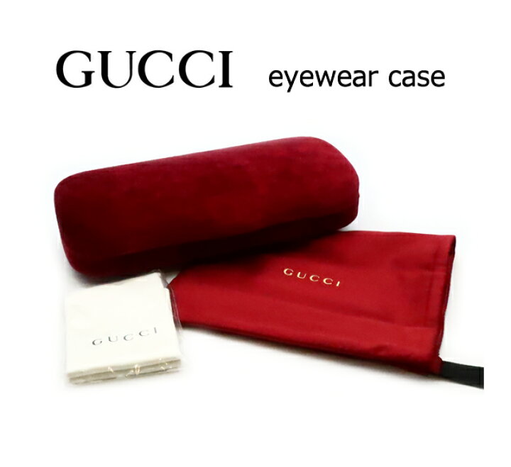 楽天市場】【GUCCI】グッチメガネケース レッド 赤 ハードケース 