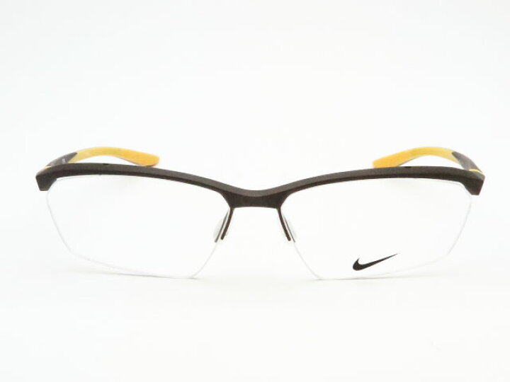 楽天市場】ナイキメガネセット 7140AF 207 ブラウン／イエロー HOYA製レンズつき 度付き 度入り 度なし ダテメガネ 伊達眼鏡 ＵＶカット  フレーム NIKE : メガネプロサイトＹＯＵ