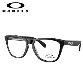 レンズつき オークリー メガネ OX8137A 03 マットブラック 黒 55サイズ 度つき 度入り 度なし フレーム メガネフレーム ダテめがね 伊達 眼鏡 OAKLEY 国内正規品 フロッグスキン FROGSKINS RX A ローブリッジフィット アジアンフィット