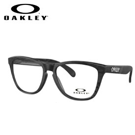 レンズつき オークリー メガネ OX8137A 04 マットブラックカモ 黒 55サイズ 度つき 度入り 度なし フレーム メガネフレーム ダテめがね 伊達 眼鏡 OAKLEY 国内正規品 フロッグスキン　FROGSKINS RX A ローブリッジフィット アジアンフィット