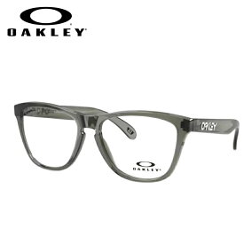 レンズつき オークリー メガネ OX8137A 05 クリアグレースモーク 55サイズ 度つき 度入り 度なし フレーム メガネフレーム ダテめがね 伊達 眼鏡 OAKLEY 国内正規品 フロッグスキン　FROGSKINS RX A ローブリッジフィット アジアンフィット
