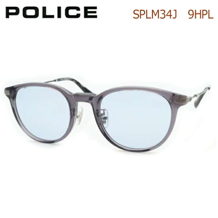 楽天市場】【POLICE】ポリスサングラス SPLM34J 9HPL スケルトングレー 