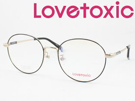 Lovetoxic ラブトキシック メガネ 薄型非球面レンズセット LX-242-4 度付き 近視 遠視 子供用 ジュニア 女の子 小学生 中学生 かわいい 大きめボストン 丸メガネ レディース レディス やや大きめボストン