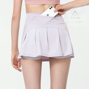 ヨガパンツ スカート レディース ヨガ フィットネス ミニスカート女の子 女子学生 プリーツスカート スコート インナーパンツ付き テニス ゴルフ ランニング トレーニング フィットネス ヨ