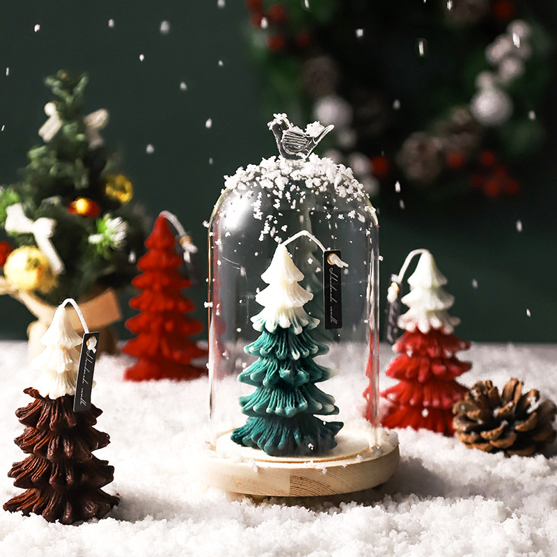 楽天市場】クリスマス キャンドル クリスマスツリー型 2点セット もみ