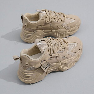 厚底スニーカー レディース シューズ ダッド スニーカー 韓国風 ウォーキングシューズ メッシュスニーカー インヒール おしゃれ 美脚 靴 軽量 白 スリッポン 滑りにくい 疲れない 通気性 甲