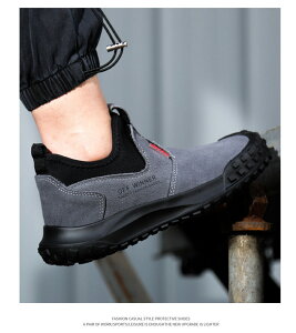 スニーカー メンズ 作業用靴 安全靴 高所作業靴 軽量 ブーツ 作業靴 防水 ハイカット 男女兼用 鋼先芯入れ カジュアル セーフティー 耐摩耗 踏み抜き防止 作業靴 疲れない シンプル セーフテ