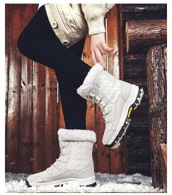 スノーブーツ レディース ショート ダウンブーツ ウィンターブーツ 防寒 防水 痛くない 疲れない 雪 雨 スキー スノボ ブーツ スノーシューズ ミドル丈 雪靴 ボアブーツ スノトレ 撥水 滑りにくい 裏起毛 防滑 保暖 冬用 カジュアル 綿靴