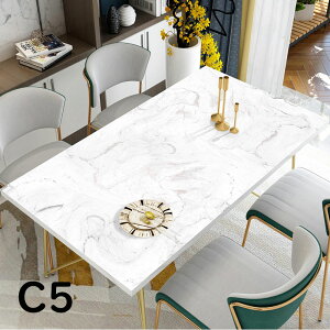 大理石風テーブルクロス 撥水 おしゃれ PUレザー シンプル 北欧 テーブルマット パソコンマット 多機能 滑り止め 長方形 デスクマット 大判 模様替え 雰囲気 ダイニング 撥油 耐熱 汚れ防止