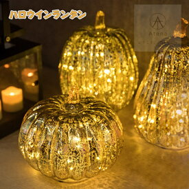 ★楽天1位入賞★ ハロウィーン イルミネーション カボチャ LED 飾り 人気 パンプキンランプ 雰囲気 西洋お化け祭り 装飾品 ガラス発光LED Halloween インテリア 電池給電式 お店 玄関 置物 雑貨 装飾 グッズ かぼちゃ パーティー かわいい led 照明 室内