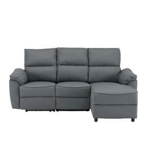 【USB+TYPE-C充電+ カウチソファ】電動リクライニング カウチソファ 3人掛け 145°調整可能 USB+TYPE-C充電 贅沢 リクライニングチェア スマホ充電 電動リクライニングチエア USB付き PUレザー