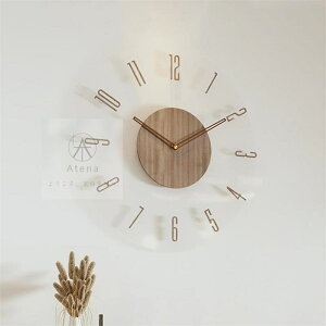 時計 掛け時計 北欧 壁掛け時計 木製 直径 35cm 薄型のデザイン おしゃれ 北欧 CLOCK 静音 3D立体数字 連続秒針 居間 寝室 書斎 室内装飾 お祭り 贈り物 静音 連続秒針 部屋飾り