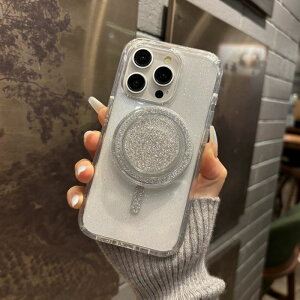 iPhone17�P�[�X �}�O�l�b�g�O���b�v�t�� �L���L�� �X�}�z�P�[�X MagSafe�Ή� �N���A�P�[�X �O���b�v �X�^���h�@�\ iPhone17Pro�P�[�X iPhone16�P�[�X iPhone15�P�[�X �����₷�� �J�W���A�� ������� iPhon