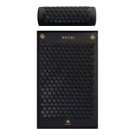 MEGURI 指圧マット マット＆ピロー 2点セット 天然鉱石入り 収納袋付き 約80×50cm メグリ 指圧 枕 スパ…