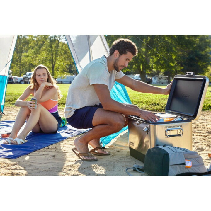 楽天市場】コールマン スチールベルト クーラー 54Qt (Coleman 54QT 