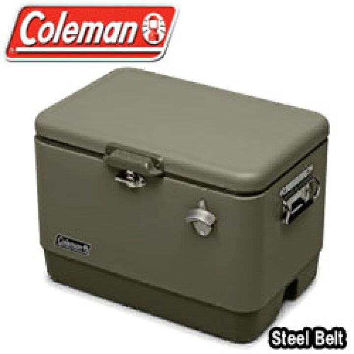 楽天市場】コールマン スチールベルト クーラー 54Qt (Coleman 54QT 