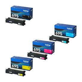 【純正品 4色セット】 ブラザー トナーカートリッジ TN695 BK/C/M/Y (ブラック/シアン/マゼンタ/イエロー)