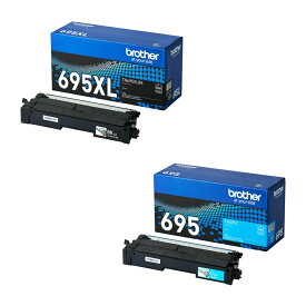 【純正品 2色セット】 ブラザー トナーカートリッジ TN695XL BK(ブラック) +TN695 C(シアン)