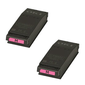 【純正品 2個セット】 沖電気工業 トナーカートリッジ TC-C4FM1 (マゼンタ)
