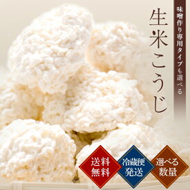 麹 生米麹 生米こうじ 用途で選べる2種類の麹 蔵元直送 新鮮 国産 会津産米 使用 無添加 こうじ 糀 生麹 生糀 生こうじ 生米麹 生米糀 生米こうじ 米こうじ 甘酒 味噌作り 塩麹 醤油麹 甘さにこだわった 本格生麹