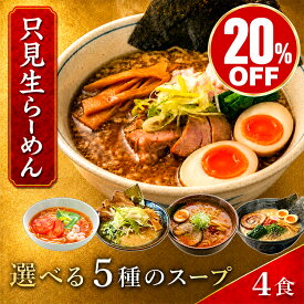 ＼ お買い物マラソン限定 20％OFF ／ ラーメン 只見生らーめん 4食【選べる5種の極上スープ】｜ 送料無料 生ラーメン 生麺 お取り寄せ ご当地ラーメン 福島 会津 太麺 細麺 熟成多加水麺 1食160g 大盛 福島県産小麦 ゆきちから もちもち食感 製造元直送