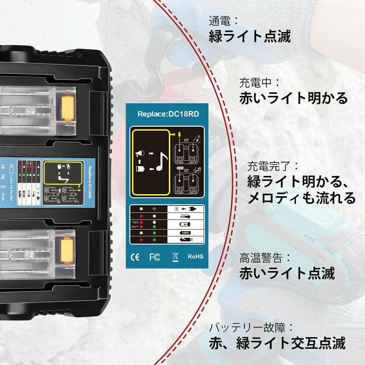 楽天市場】【市販使用時間より1.9倍！最新強化基盤】マキタ BL1860B-UP 