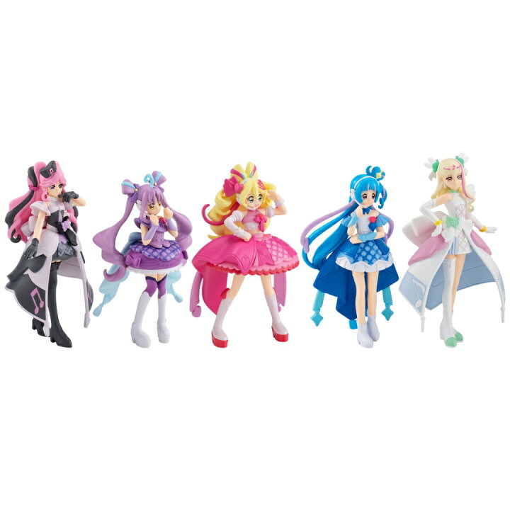 楽天市場】【全5種セット】バンダイ キミとアイドルプリキュア フィギュア５個【セット】