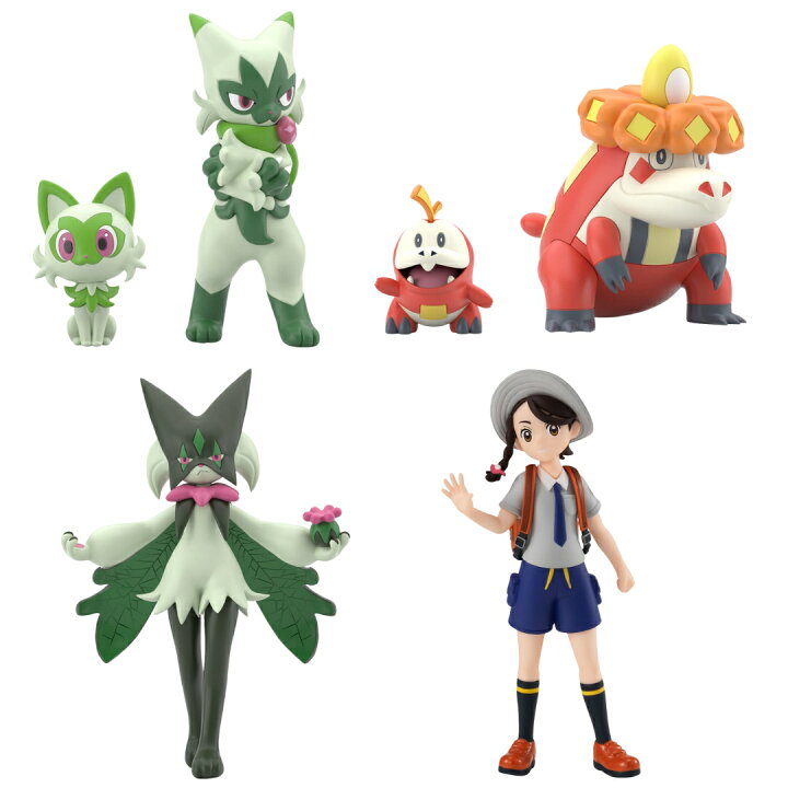 楽天市場】【4種アソートセット】バンダイ ポケモンスケールワールド 