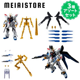 【3種アソートセット】バンダイ 機動戦士ガンダム GフレームFA 08 1, ストライクフリーダムガンダム アーマーセット 2, ストライクフリーダムガンダム フレームセット 3, ストライクフリーダムガンダム用オプションパーツセット ( ガンダム Gフレーム フィギュア 食玩 玩具 )