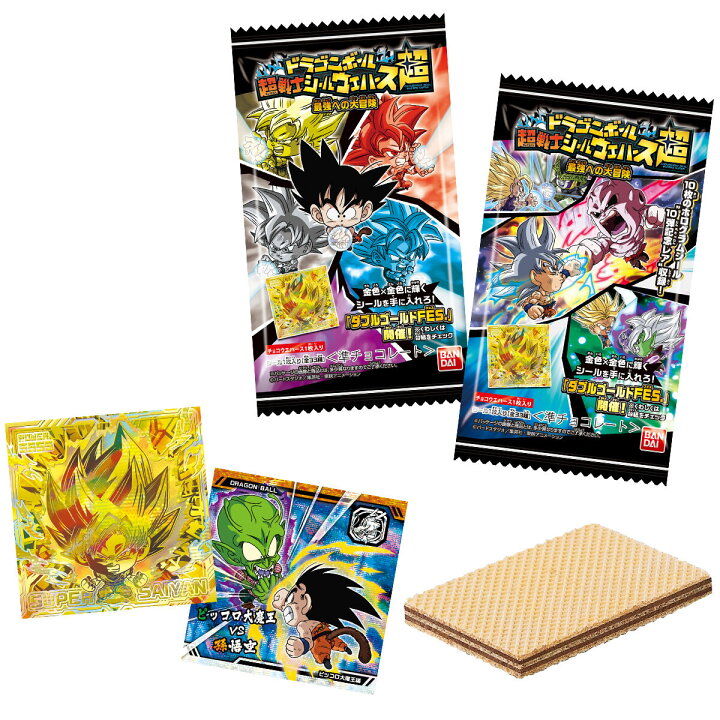 楽天市場】【10個バラ売り】 バンダイ ドラゴンボール 超戦士シール 