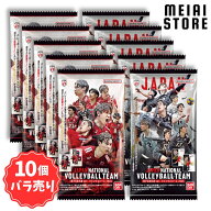 【10個バラ売り】JAPAN NATIONAL VOLLEYBALL TEAM -男子日本代表ver.- ツインウエハース 2026 10個 ( バ…
