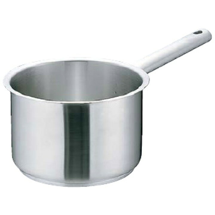 楽天市場】ムラノ インダクション18-8片手深型鍋 (蓋無)16cm【 片手鍋 