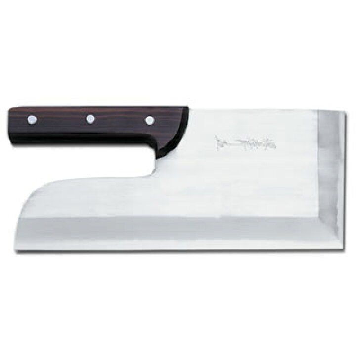 楽天市場】【 業務用 】堺孝行 蕎麦切り包丁 銀三鋼 磨き 黒丹柄 33cm  