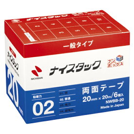 【まとめ買い10個セット品】 ニチバン ナイスタック［TM］一般タイプ NWBB-20 6巻