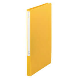 リヒトラブ スーパーパンチレスファイル F-347U-5 黄 1冊【A4ファイル 縦型ファイル 黄色ファイル バインダー ファイル オフィス用品 クリアケース クリアファイル 雑貨 文具 事務用品 パンチレスファイル 文房具 日用品雑貨 ステーショナリー 】