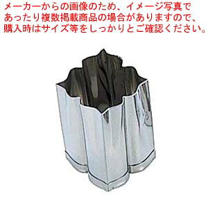 【まとめ買い10個セット品】 EBM 18-8 手造り業務用 抜型 秋 柿のヘタ バラA