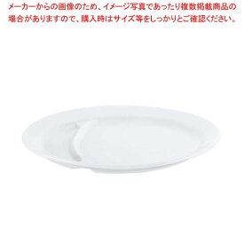 【まとめ買い10個セット品】 磁器 中華・洋食兼用食器 白仕切餃子皿