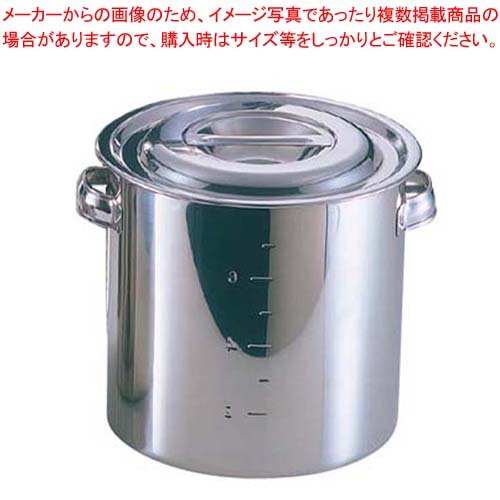 楽天市場】EBM 18-8 キッチンポット/寸胴鍋(目盛付)24cm 板手付 