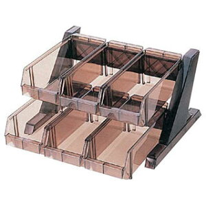 【 BKオーガナイザー2段3列 ブラウン 】【 厨房器具 製菓道具 おしゃれ 飲食店 】