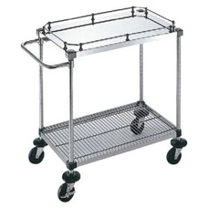 【 サイドハンドル付2段 S-4-2-GB-M-10-L 】【 厨房器具 製菓道具 おしゃれ 飲食店 】