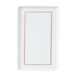 【 波渕ケーキトレー白 金ライン 大 】【 厨房器具 製菓道具 おしゃれ 飲食店 】 【 バレンタイン 手作り 】