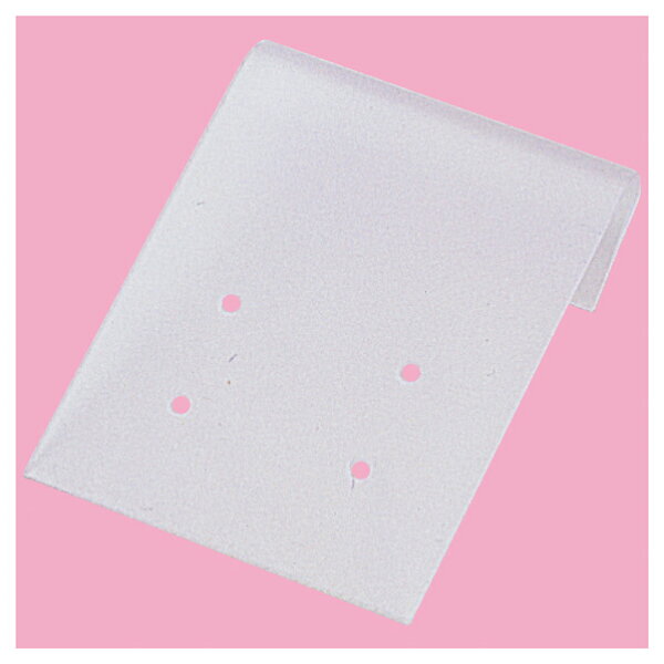 【まとめ買い10個セット品】 ピアス用台紙 半透明 100枚 61-151-15-1  【店舗什器 パネル 壁面 小物 ディスプレー 店舗備品】
